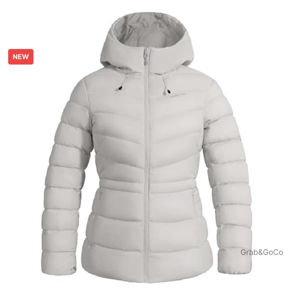 Down Puffer Jacket Lightweight Hooded Winter Coat… - image 2